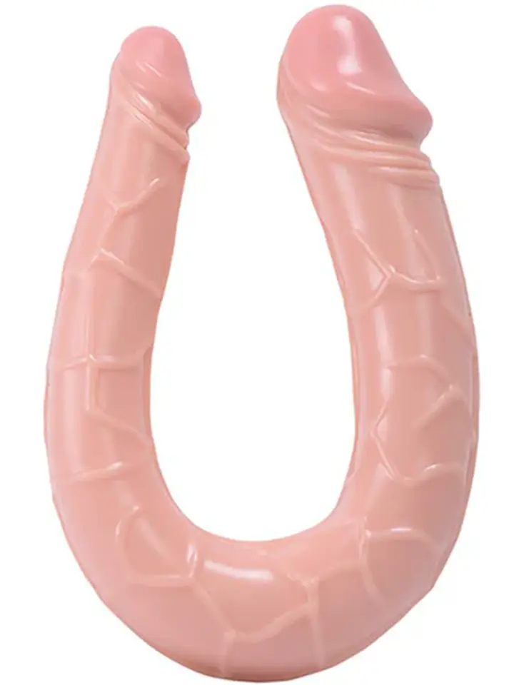 Double Curved Dildo U-shaped 15 cm - Dual dildo 1