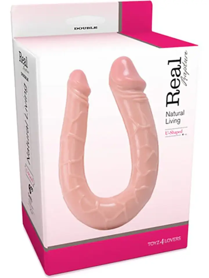 Double Curved Dildo U-shaped 15 cm - Dual dildo 4