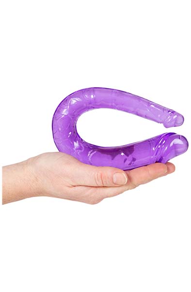 Double Penetrating Dildo Purple 30 cm - Doppel-Dildo 2