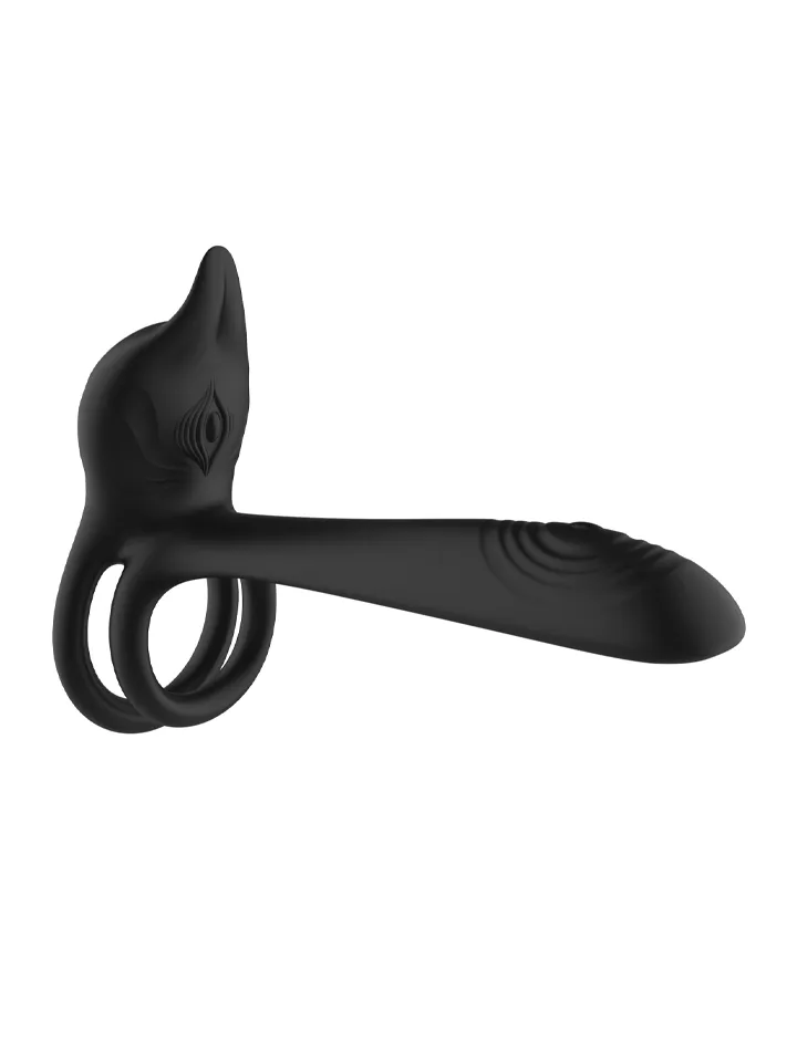 Double Vibrating 10 Functions Ring With Remote - Vibrating cock ring 4 [full]