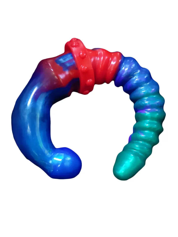 DoublePlayz Double Good Bluewy 35,5 cm - Dual dildo 2 [full]