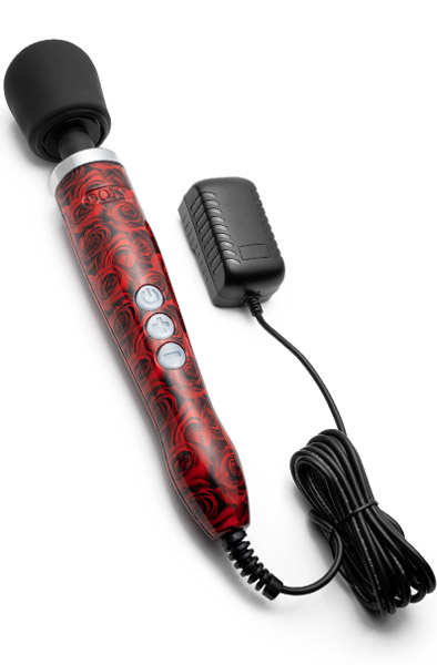 Doxy Die Cast Wand Massager Rose Pattern - Zauberstab/Massagestab 3