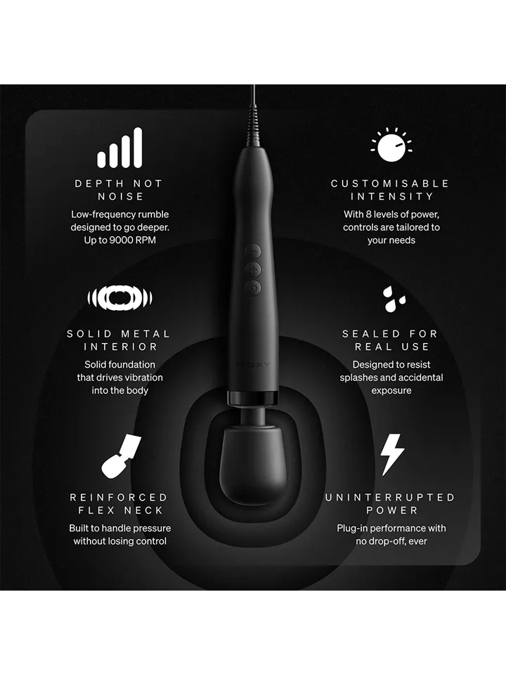 Doxy Original 2.0 Black - Magic wand / Massage wand 2 [full]