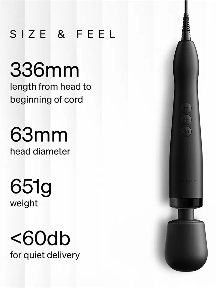 Doxy Original 2.0 Black - Magic wand / Massage wand 3 [full]