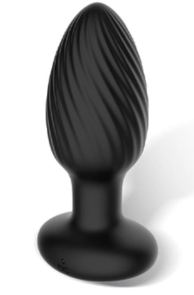 Drago Vibration Butt Plug, 360º Twister & Remote Control - Vibrierender Analplug 4