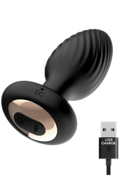 Drago Vibration Butt Plug, 360º Twister & Remote Control - Vibrierender Analplug 6