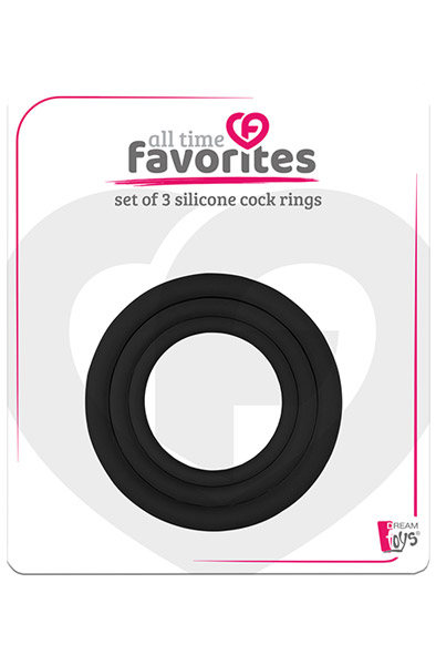 Dream Toys 3 Silicone Cockrings - Cock ring set 2