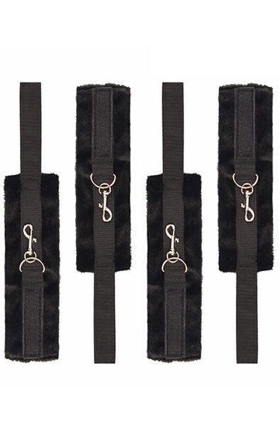 Dream Toys Blaze Bed Restraint Set - Wrist & ankle cuffs 3