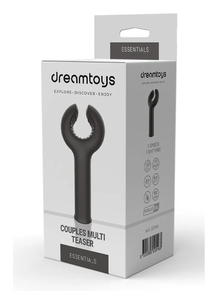 Dream Toys Couples Multi Teaser Black - Vibrator 3 [full]