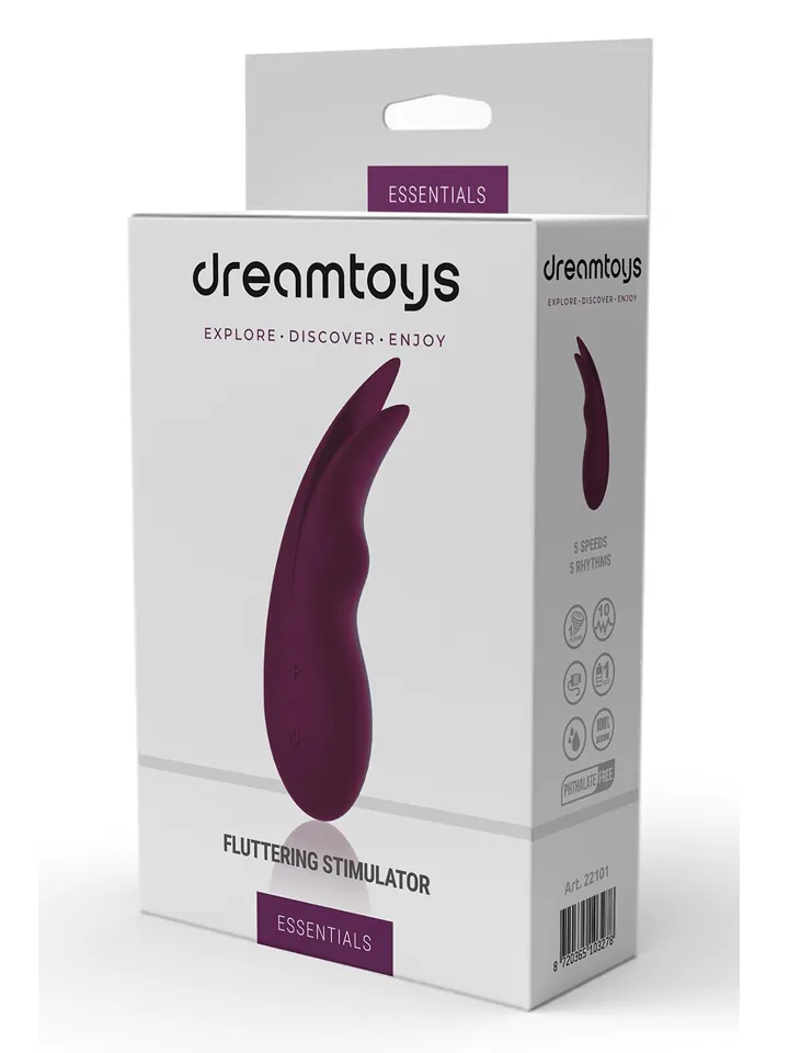 Dream Toys Fluttering Stimulator Purple - Clitoral vibrator 3 [full]