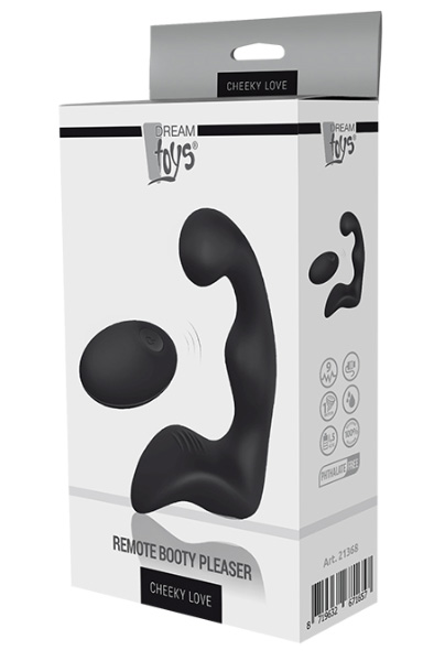 Dream Toys Remote Booty Pleaser Black - Remote Control Prostate Vibrator 2