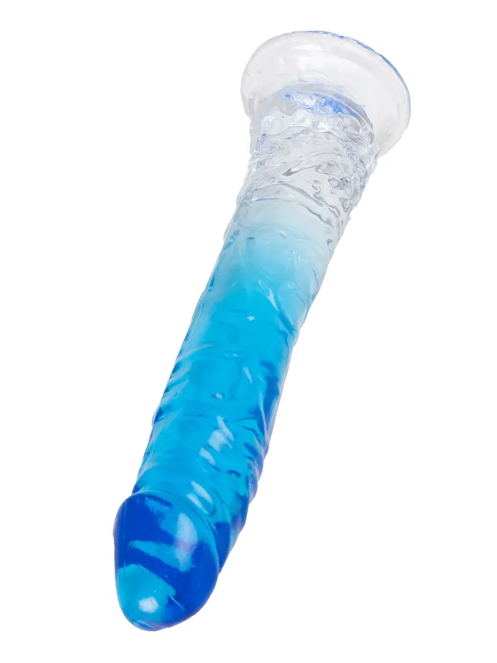Dual Color Dildo Blue & Clear 20 cm - Dildo 2 [full]