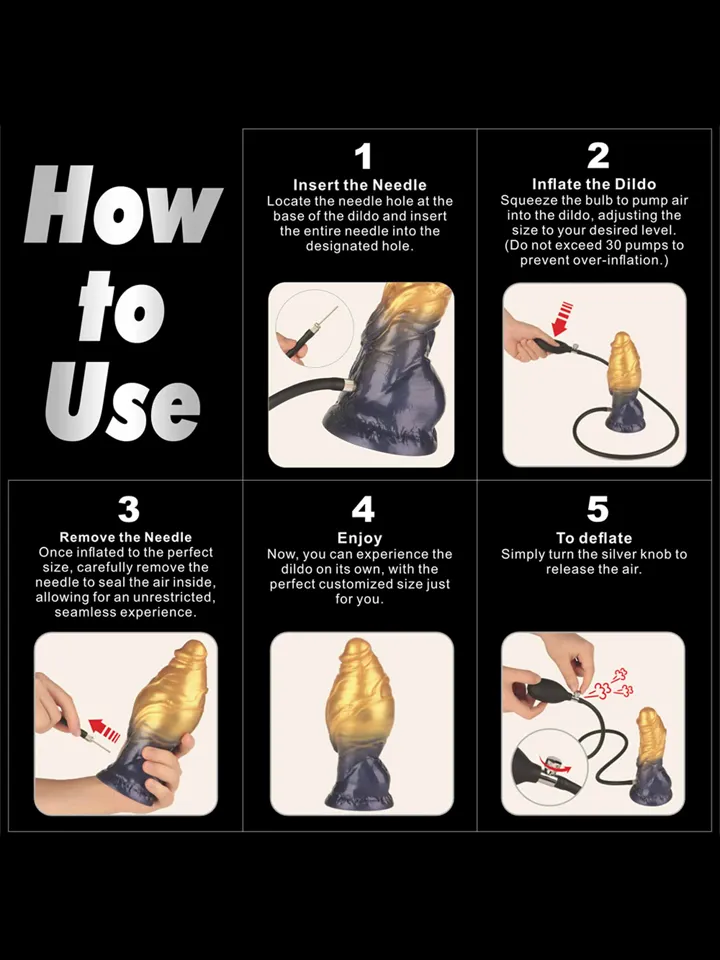 Dual Density Inflatable Dildo Yellow/Blue 19 cm - Inflatable dildo 3 [full]