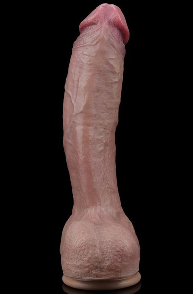 Dual-Layered Silicone Nature Cock 27,5 cm - XL Dildo 3