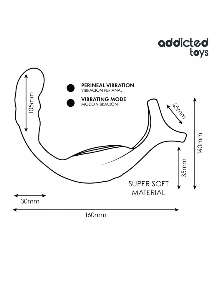 Dual Prostatic Cock Ring Remote Control - Prostate vibrator with penis ring 5 [full]