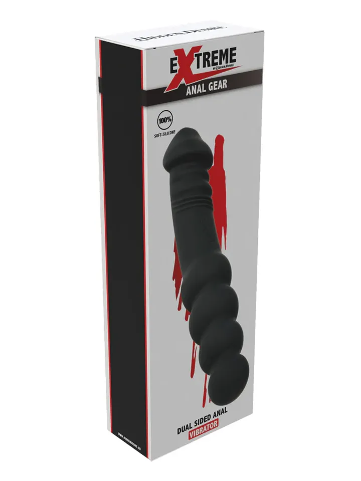 Dual Sided Anal Vibrator 23 cm - Vibrating anal dildo 4 [full]