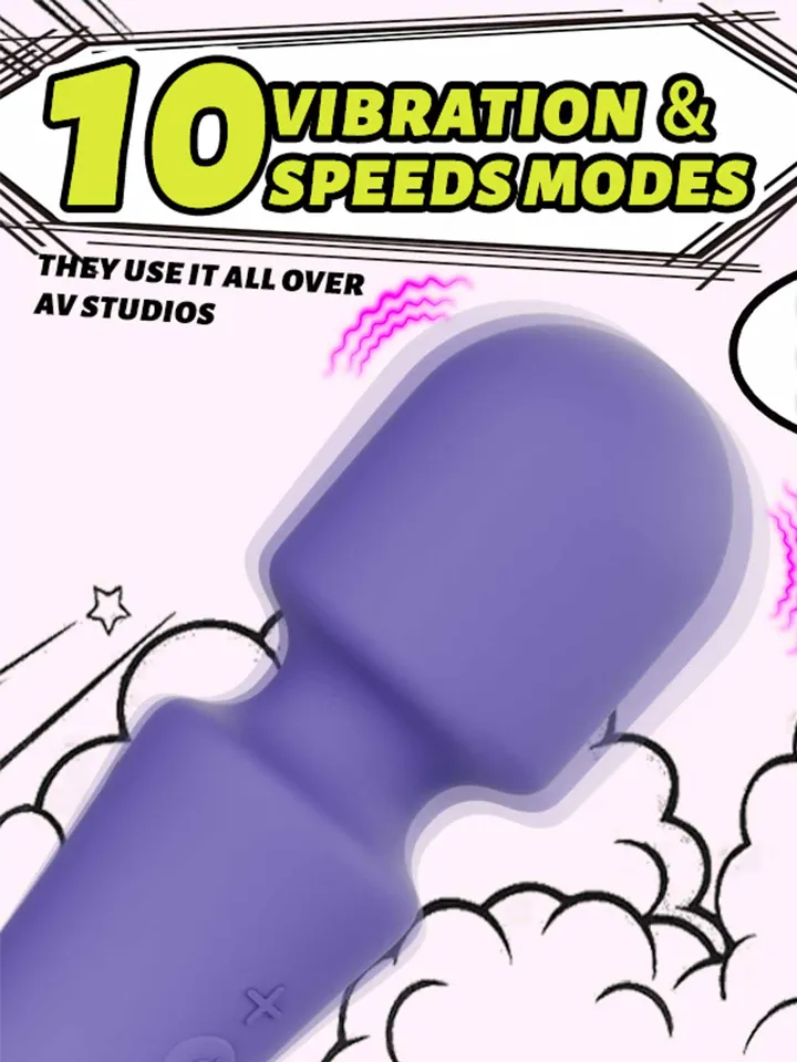 Duoduo Wand Purple 19,5 cm - Magic wand / Massage wand 2 [full]