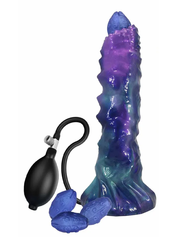 DuskWalker Sentinel Rippled Monster Silicone Dildo 23 cm - Dragon dildo 1 [full]