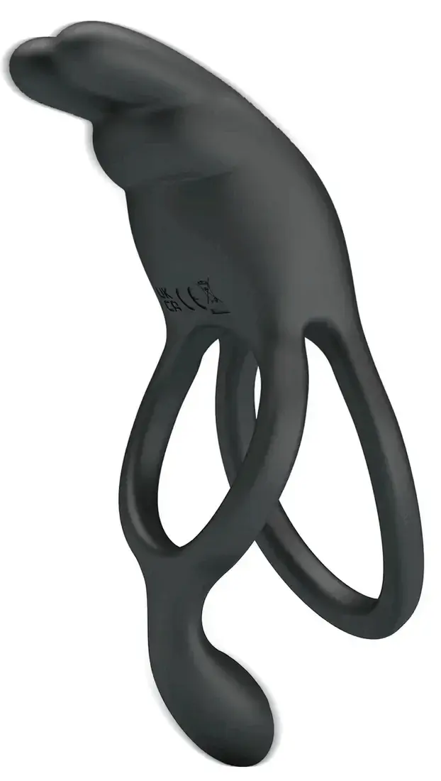 Dwayne Double Vibrating Rabbit Cock Ring - Rabbit cock ring 1