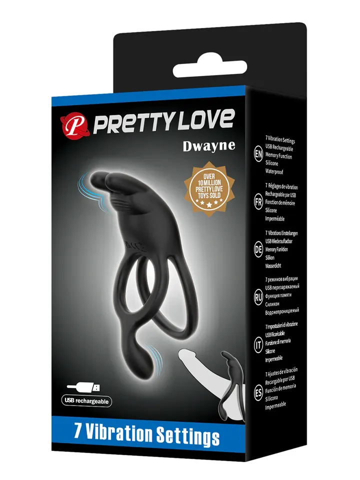 Dwayne Double Vibrating Rabbit Cock Ring - Rabbit cock ring 4 [full]