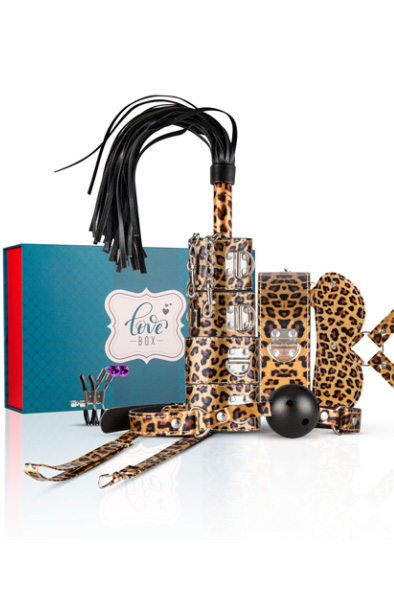 Easytoys BDSM Set Leopard - Bondage kit 1