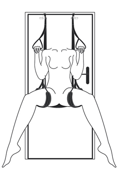 Easytoys Leg & Bum Support Over The Door Swing - Sechser-Schaukel für Türen 3