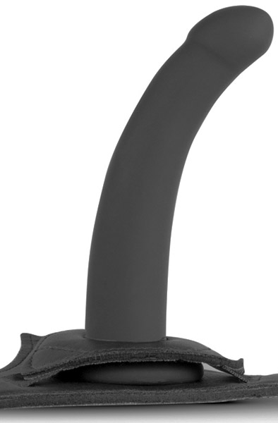 Easytoys Silicone Strap-On Smooth - Strap-on with harness 2