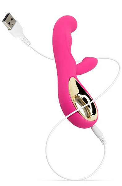 Easytoys Tarzan Vibrator Pink 19 cm - Rabbit-Vibrator 3