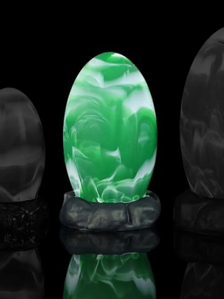 Emerald Egg Plug 15,5 cm - XL Buttplug 2 [full]