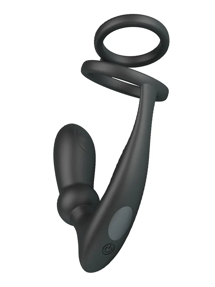 Emoni Cock Ring With Butt Plug - Prostate vibrator with penis ring 3 [full]