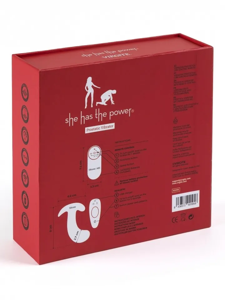 Ergonomic Prostate Vibrator With Remote - Prostata vibrator 5 [full]