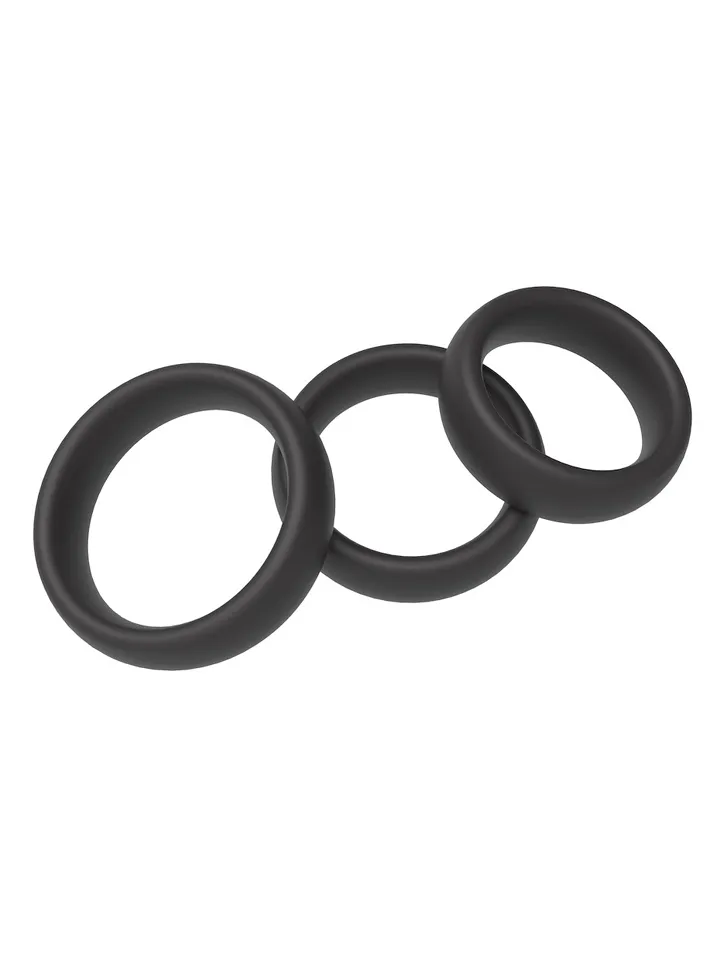 Erospace Set Of 3 Cock Rings - Cock ring set 3 [full]
