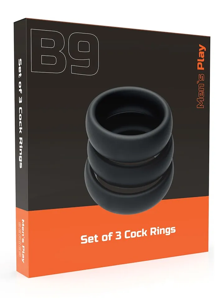 Erospace Set Of 3 Cock Rings - Cock ring set 4 [full]