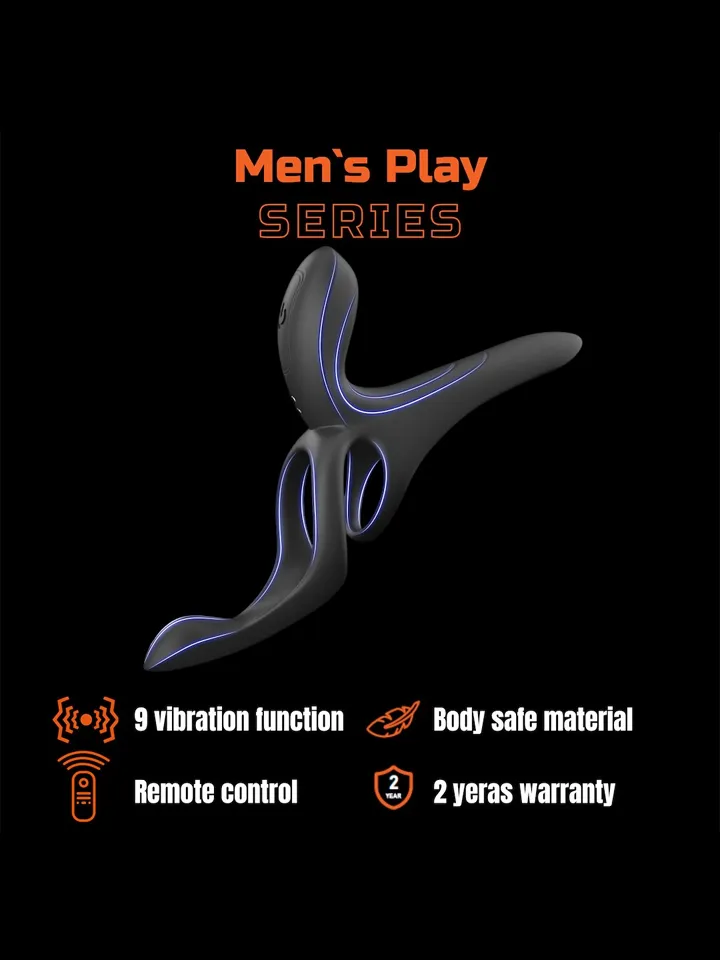 Erospace Vibrating Cock Ring With Clitoral Stimulation - Vibrating cock ring 2 [full]