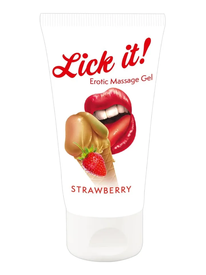 Erotic Massage Gel Strawberry 50 ml - Better oral sex 1 [full]