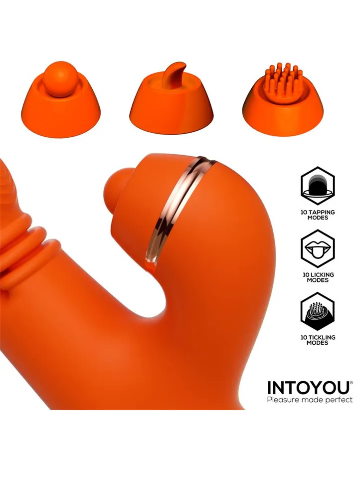 Ethan Vibrator 360º G-spot Massage With Multifunction - Rabbit vibrator with rotating tongue 3