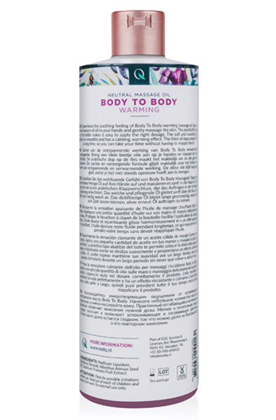 Exotiq Body To Body Warming Massage Oil 500 ml - Massage oil 2