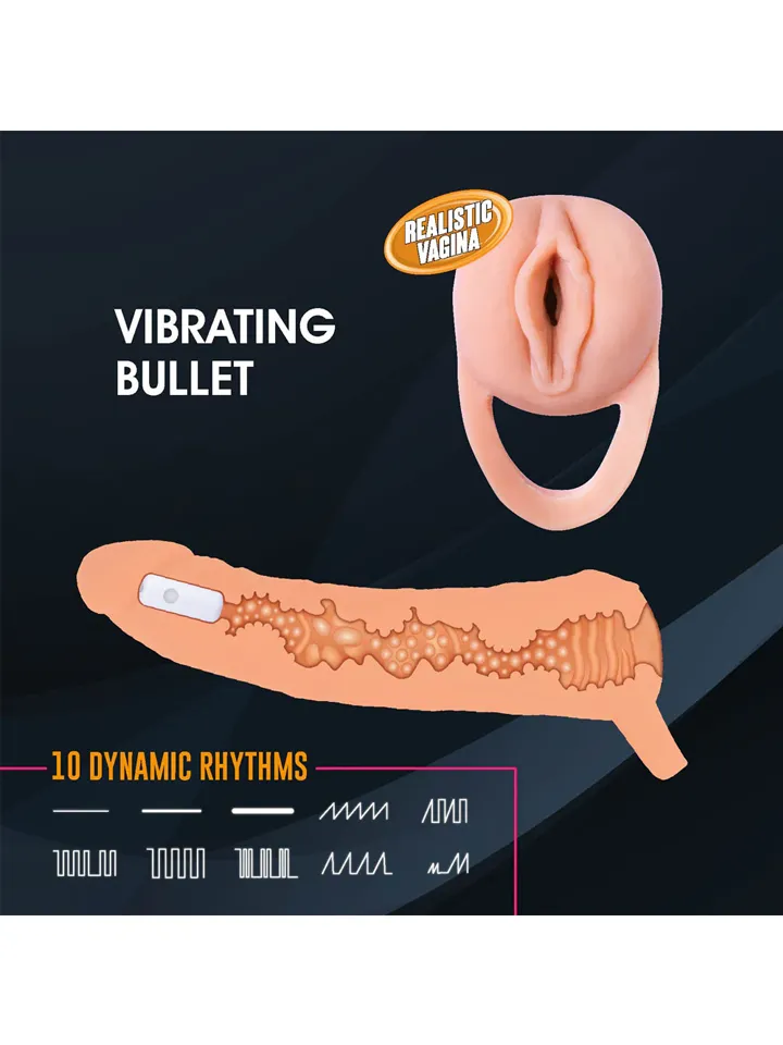 Extendor+ 2in1 With Vibrating Bullet - Vibrating penis extender 2 [full]