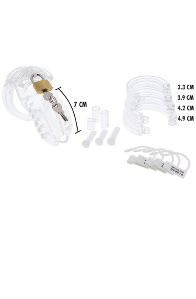 Extreme Chastity Cock Cage Acrylic - Chastity cage 3