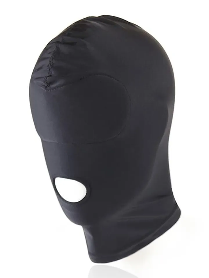 Eyes Cover Hood Black - BDSM mask 2 [full]