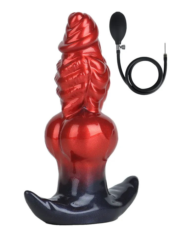 Fantasty Beast Inflatable Butt Plug Red - Inflatable anal plug 1 [full]