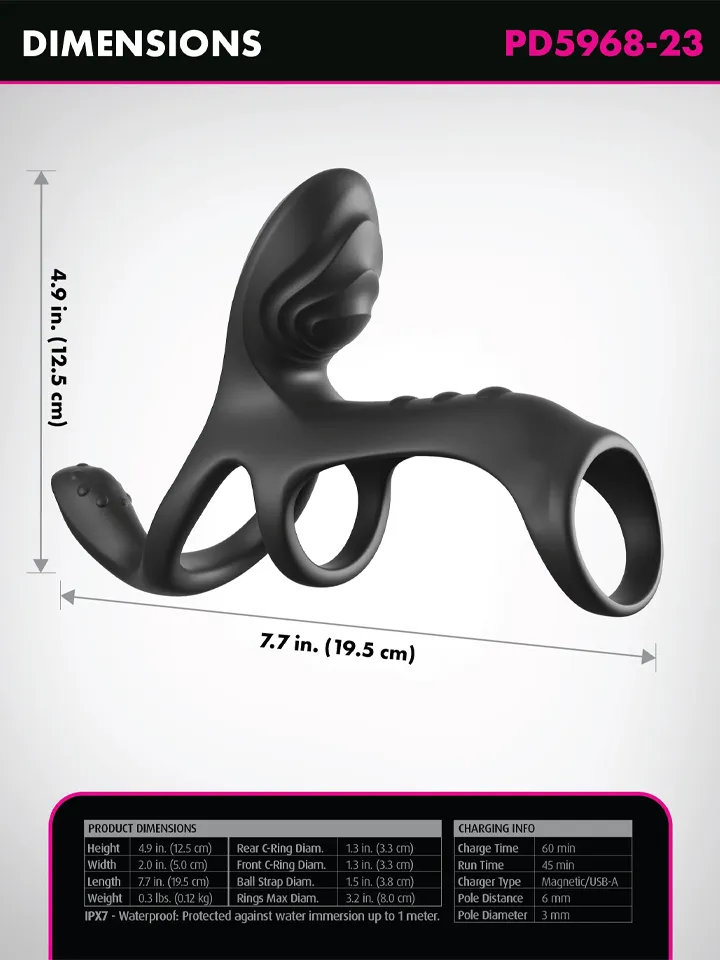 Fantasy C-Ringz Ultimate Couples Cage Max - Vibrating cock ring 3 [full]