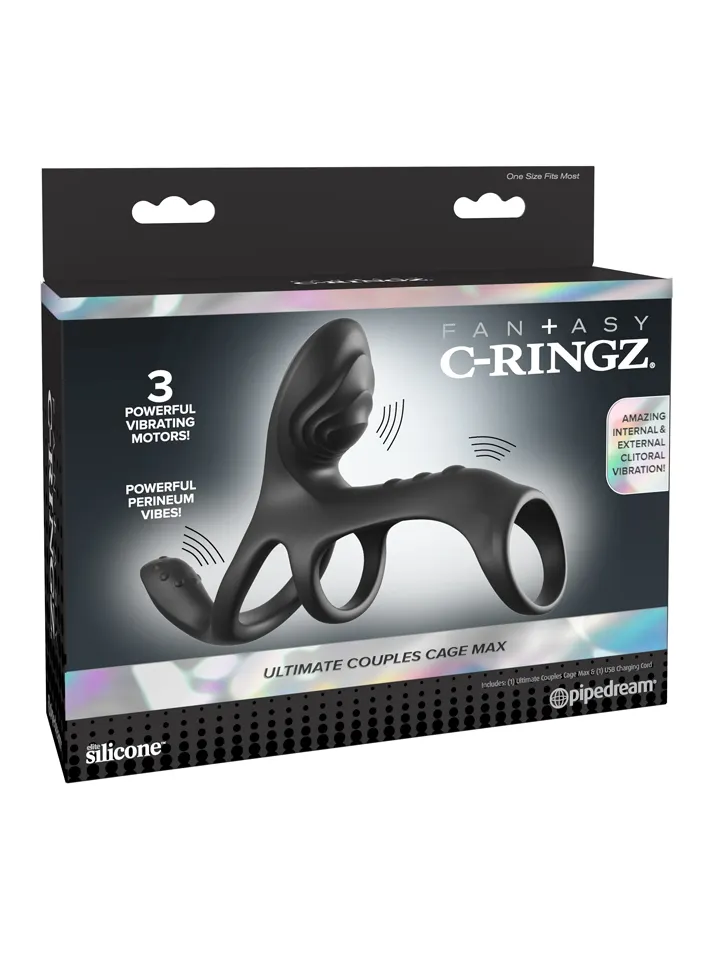 Fantasy C-Ringz Ultimate Couples Cage Max - Vibrating cock ring 4 [full]