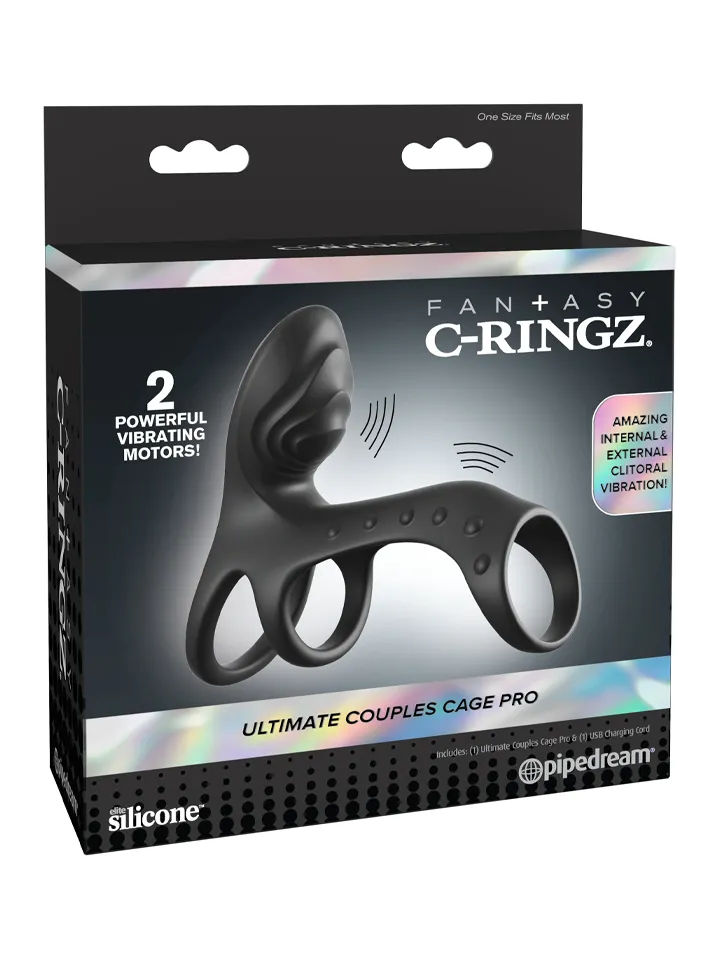 Fantasy C-Ringz Ultimate Couples Cage Pro - Vibrating cock ring 4 [full]