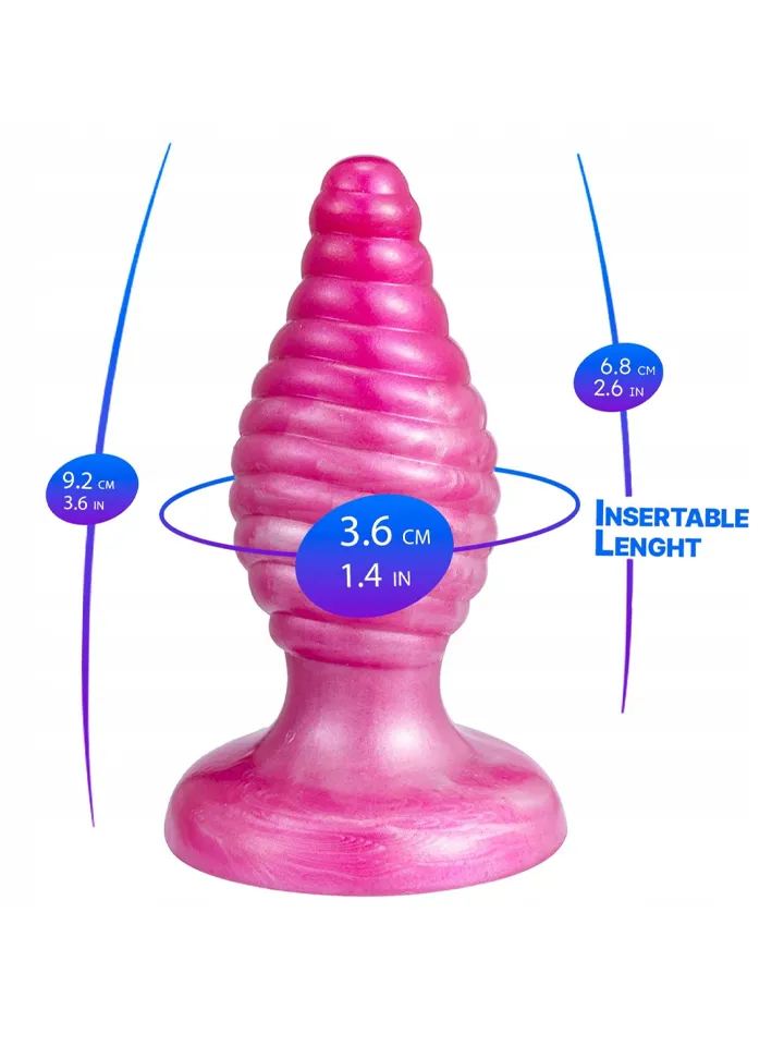 Fantasy Plugs Liquid Silicone Cherry - Anal plug 3 [full]