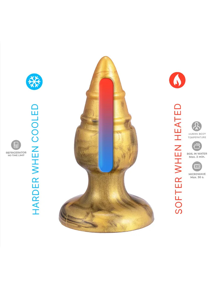 Fantasy Plugs Liquid Silicone Goldy - Anal plug 2 [full]