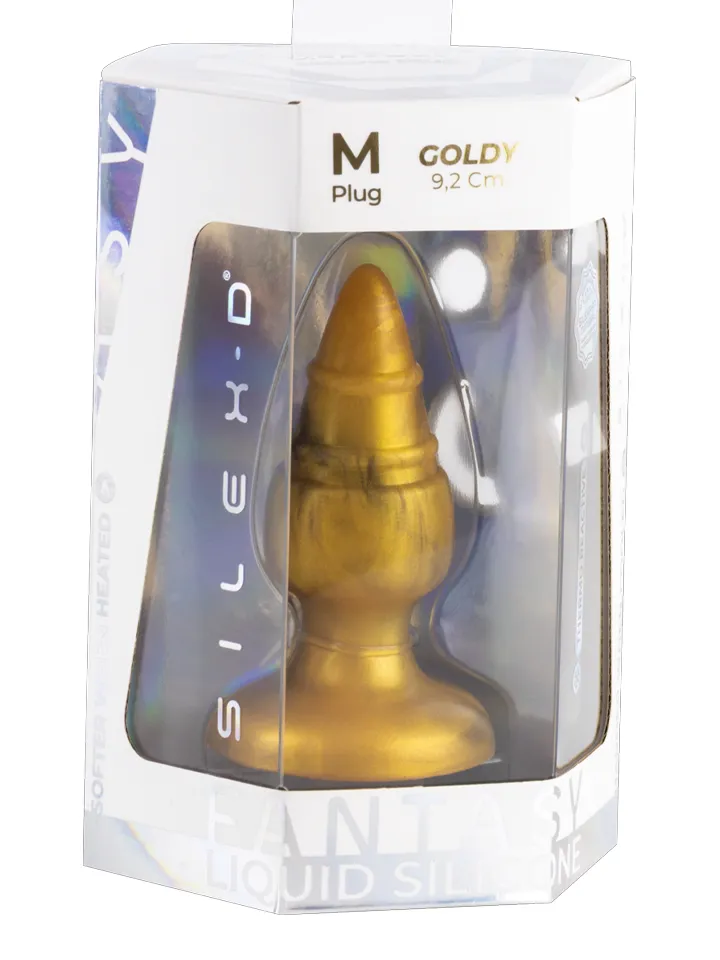 Fantasy Plugs Liquid Silicone Goldy - Anal plug 4 [full]