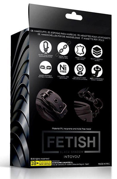 Fetish Black Shadow Handcuffs - Handcuffs 4