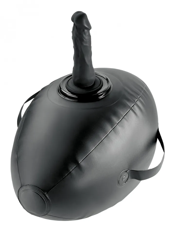 Fetish Fantasy Body Dock Inflatable Love Ball - Inflatable seat with dildo 1 [full]