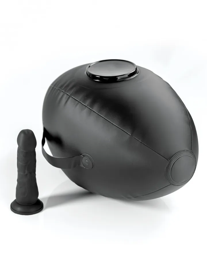 Fetish Fantasy Body Dock Inflatable Love Ball - Inflatable seat with dildo 2 [full]